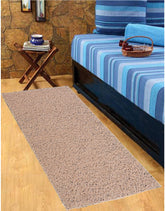 Kuber Industries Rubber 1 Piece Bed Side Runner 24x36'' (Cream)